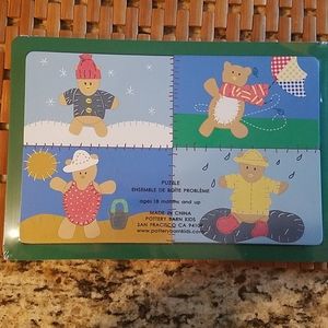 Pottery Barn Kids wooden puzzle